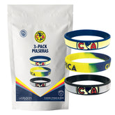 3-Pack de Pulseras América Oficial